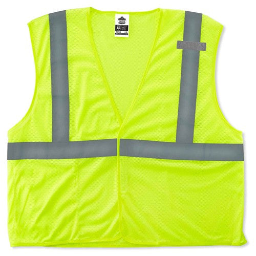 8210HL S/M Lime Econ Mesh Vest Type R Class 2 - Benchmark Tooling