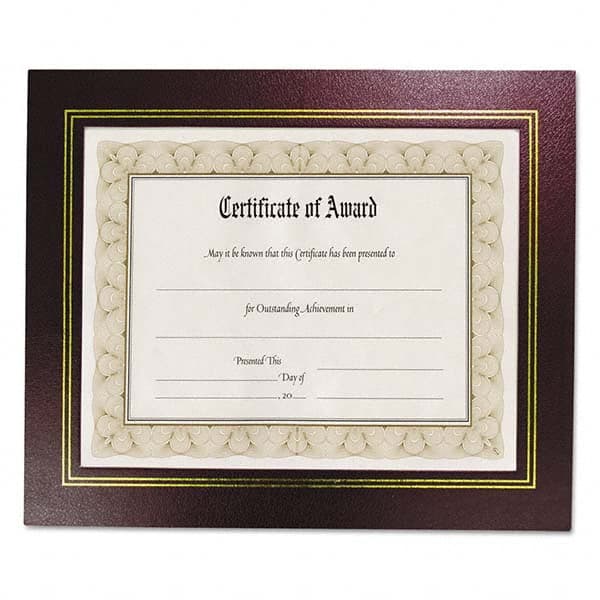 NuDell - Document Protectors Type: Document Holders-Certificate/Document Width (Inch): 8-1/2 - Benchmark Tooling