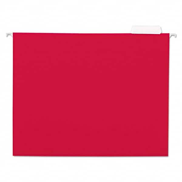 UNIVERSAL - File Folders, Expansion Folders & Hanging Files Folder/File Type: Hanging File Folder Color: Red - Benchmark Tooling