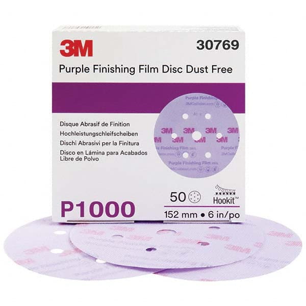 3M - Hook & Loop Discs Abrasive Type: Film Disc Disc Diameter (Inch): 6 - Benchmark Tooling