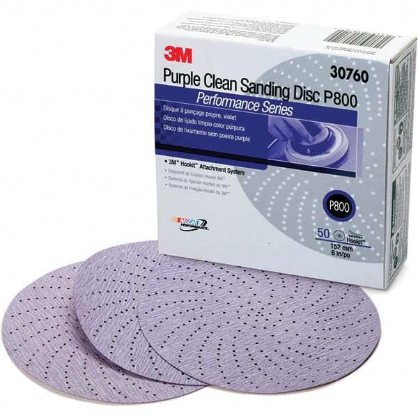 3M - Hook & Loop Discs Abrasive Type: Sanding Disc Disc Diameter (Inch): 6 - Benchmark Tooling