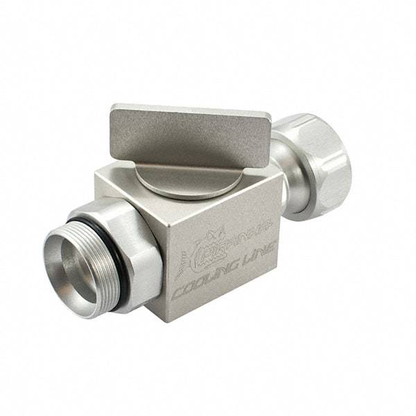 Piranha Cooling Line - Instrumentation Ball Valves Material: Aluminum Pipe Size: 0.5 (Inch) - Benchmark Tooling