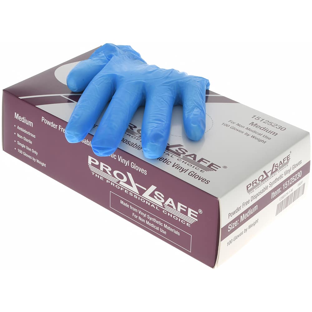 PRO-SAFE - Size M, 3 mil, Synthetic Hybrid Disposable Gloves - Benchmark Tooling