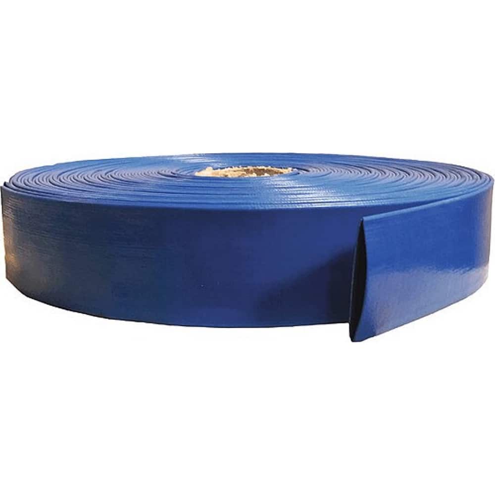 JGB Enterprises - Water & Discharge Hose; Inside Diameter (Inch): 4 ; Color: Blue ; Working Pressure (psi): 70.000 ; Length (Feet): 100 ; Material: PVC - Exact Industrial Supply