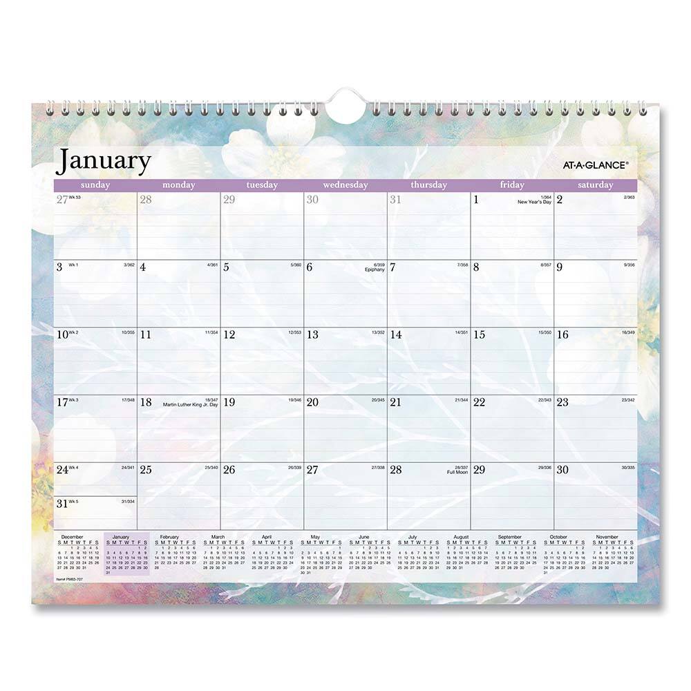 AT-A-GLANCE - Note Pads, Writing Pads & Notebooks Writing Pads & Notebook Type: Wall Calendar Size: 15 x 12 - Benchmark Tooling