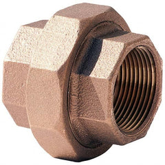 Merit Brass - Brass & Chrome Pipe Fittings Type: Union Fitting Size: 2-1/2 - Benchmark Tooling
