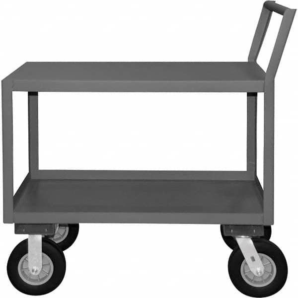 Durham - 1,200 Lb Capacity 2-Shelf Low Deck Service Truck - Benchmark Tooling