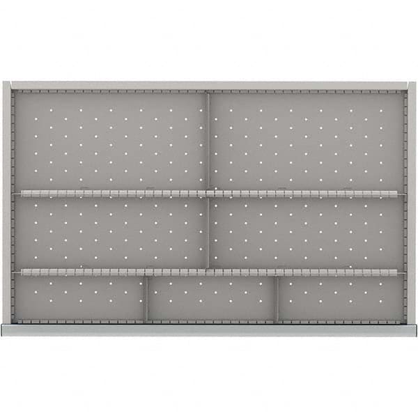 LISTA - 7-Compartment Drawer Divider Layout for 3.15" High Drawers - Benchmark Tooling
