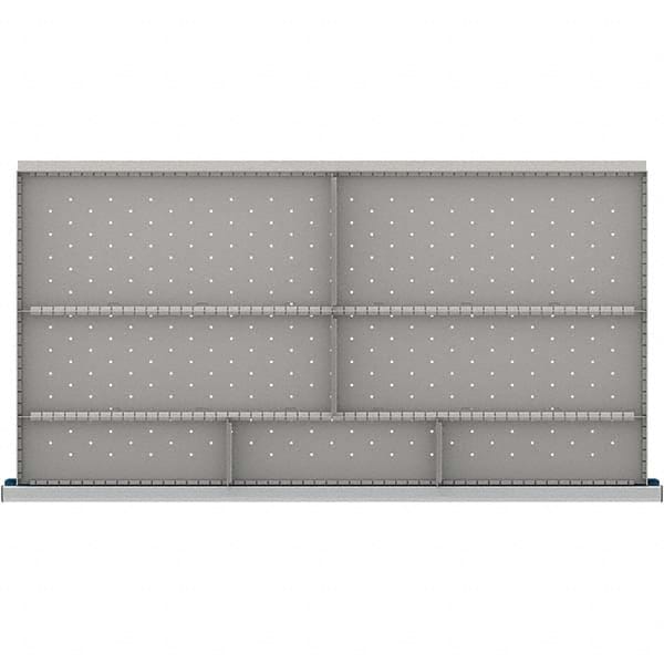 LISTA - 7-Compartment Drawer Divider Layout for 3.15" High Drawers - Benchmark Tooling
