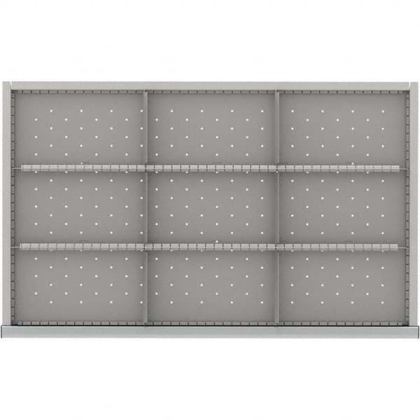 LISTA - 9-Compartment Drawer Divider Layout for 3.15" High Drawers - Benchmark Tooling