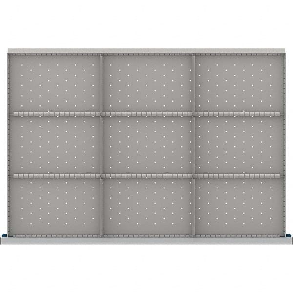 LISTA - 9-Compartment Drawer Divider Layout for 3.15" High Drawers - Benchmark Tooling