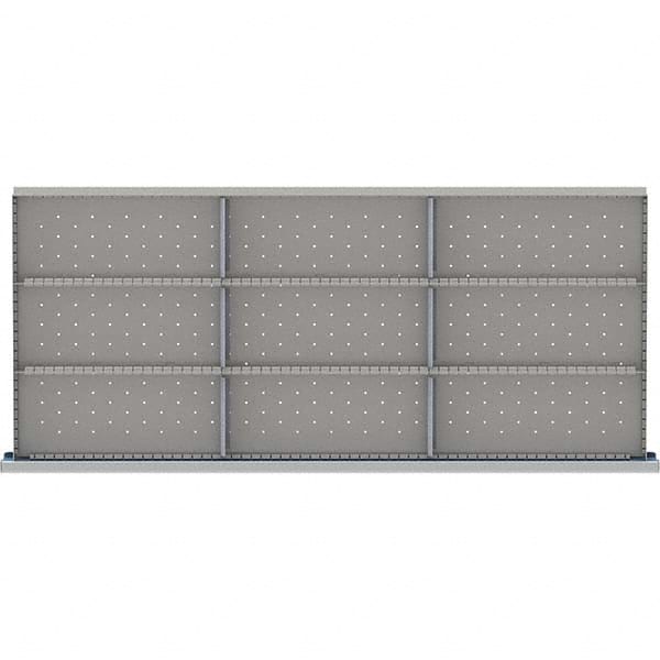 LISTA - 9-Compartment Drawer Divider Layout for 3.15" High Drawers - Benchmark Tooling
