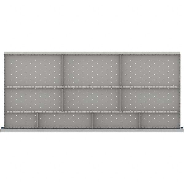 LISTA - 10-Compartment Drawer Divider Layout for 3.15" High Drawers - Benchmark Tooling