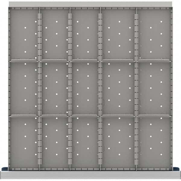 LISTA - 15-Compartment Drawer Divider Layout for 3.15" High Drawers - Benchmark Tooling