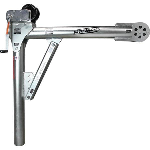 OZ Lifting Products - Davit Cranes Davit Crane Type: Spur Gear Capacity (Lb.): 2,500 - Benchmark Tooling