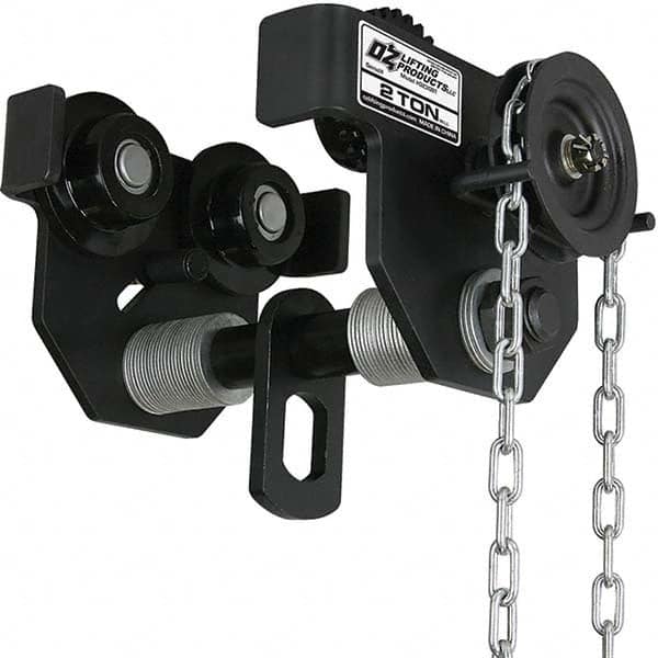 OZ Lifting Products - Trolleys Type: Geared Beam Trolley Load Capacity (Lb.): 4,000.000 - Benchmark Tooling