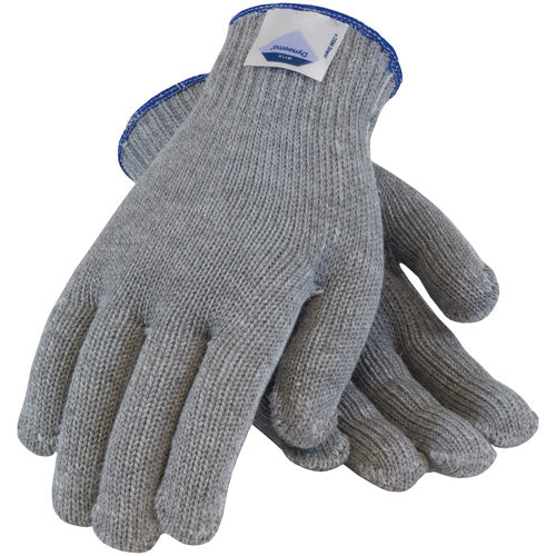 17-DA700/M Gloves W/ACP Technology - Dyneema ACP - 7 Gg - Seamless Knit - Medium Weight - Polyester Lined - Gray - Exact Industrial Supply