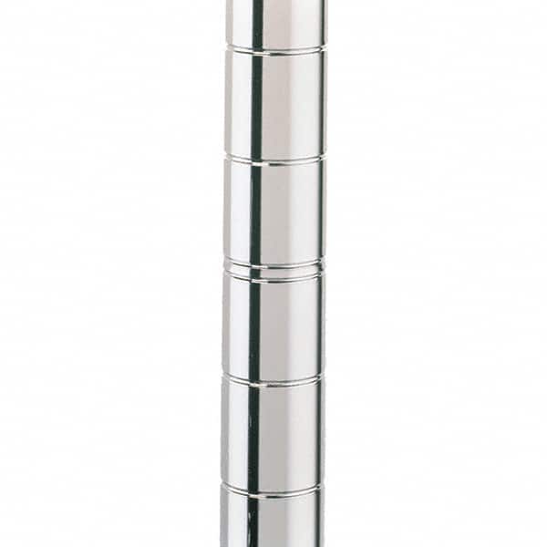 Metro - 1" Wide x 33" High x 1" Long Open Shelving Stationary Shelving Post - Benchmark Tooling
