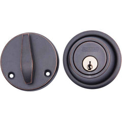 Schlage - Deadbolts Type: Single Cylinder Door Thickness Range: 1-3/8 - 1-7/8 - Benchmark Tooling