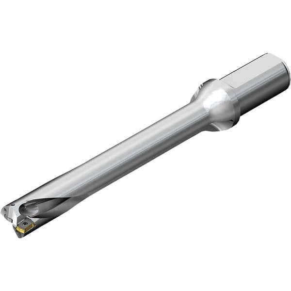 Sandvik Coromant - 105mm Max Drill Depth, 5xD, 21mm Diam, Indexable Insert Drill - Benchmark Tooling