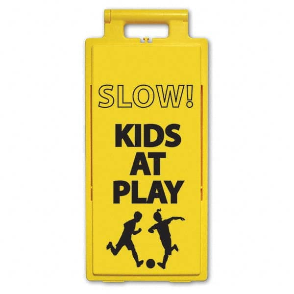 PRO-SAFE - Cone & A Frame Floor Signs Shape: A-Frame Type: Accident Prevention - Benchmark Tooling