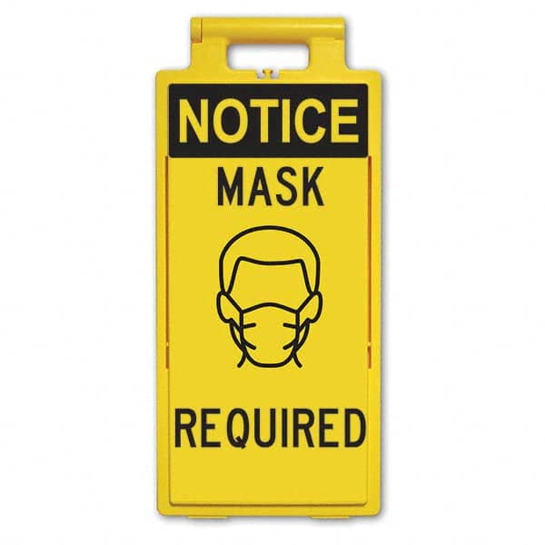 PRO-SAFE - Cone & A Frame Floor Signs Shape: A-Frame Type: Accident Prevention - Benchmark Tooling