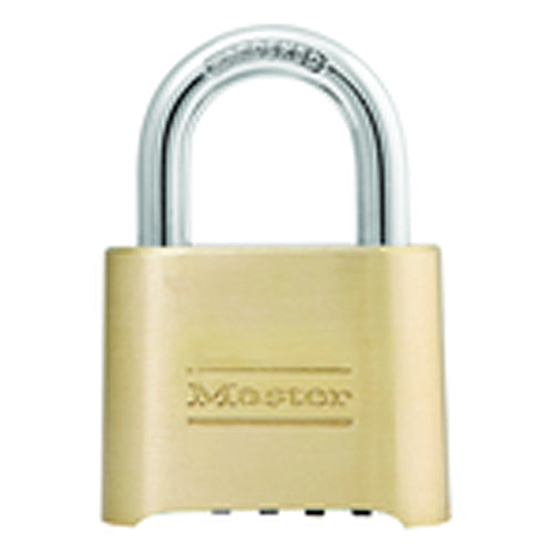Combination Padlock 2″ Body Width; Keyed: Resettable; Brass - Benchmark Tooling