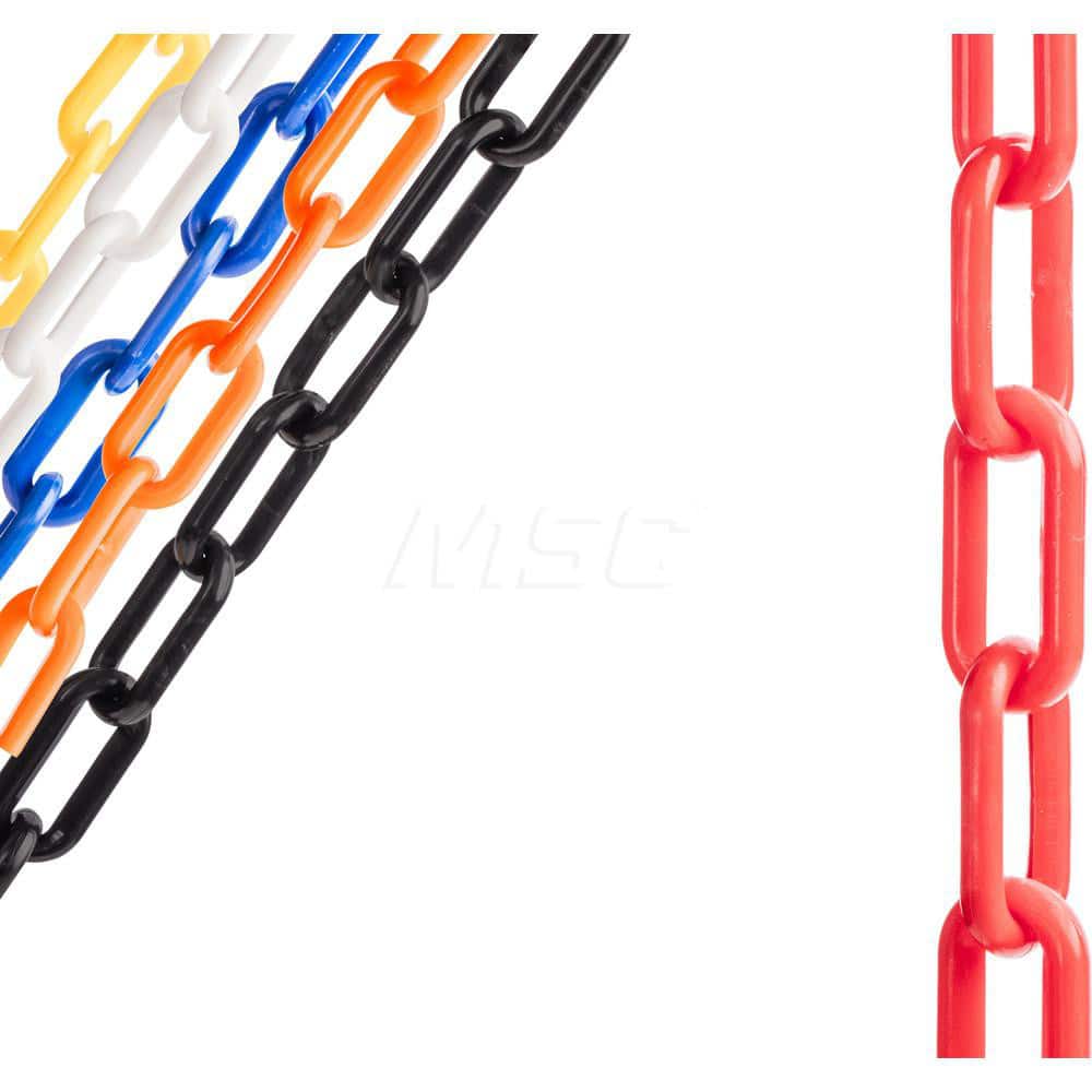 Barrier Rope & Chain; Material: Plastic; Rope/Chain Material: Plastic; Hook Fitting Material: Plastic; Snap End Material: None; Color: Red; Length (Feet): 500.00; 500.000; Overall Length: 500.00