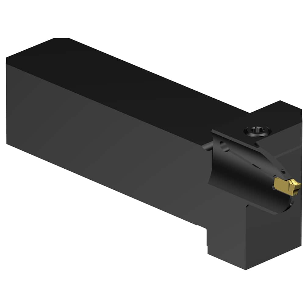Indexable Grooving Toolholder: QS-QI-LFG15C16-016B, Internal Left Hand, 1.1811″ Max Groove Width 1.0000″ Shank Height, 1″ Shank Width, Through Coolant