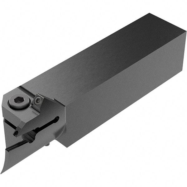 Seco - CFI, External, Right Hand, 13.5mm Max Depth of Cut, 55 to 80mm Groove Width, Indexable Grooving Tool Holder - LC.. 1604.. Insert Compatibility, 25mm Shank Height, 25mm Shank Width, 120.5mm OAL, Through Coolant - Benchmark Tooling
