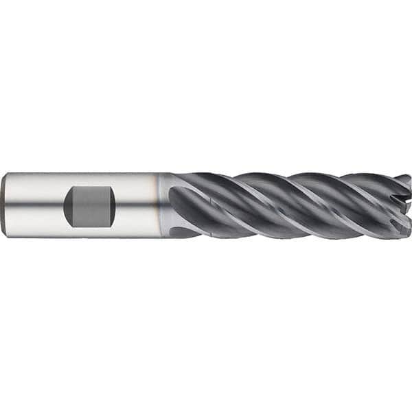Guhring - 5/16" Diam 5 Flute Solid Carbide 0.03" Corner Radius End Mill - Benchmark Tooling