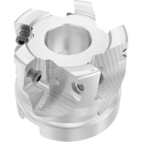 Indexable Square-Shoulder Face Mill: R220.69-02.50-XO16-5A, 2-1/2'' Cut Dia, 0.7500″ Arbor Hole Dia, Uses 5, XOMX & XOEX Inserts, Through Coolant, Series R220.69