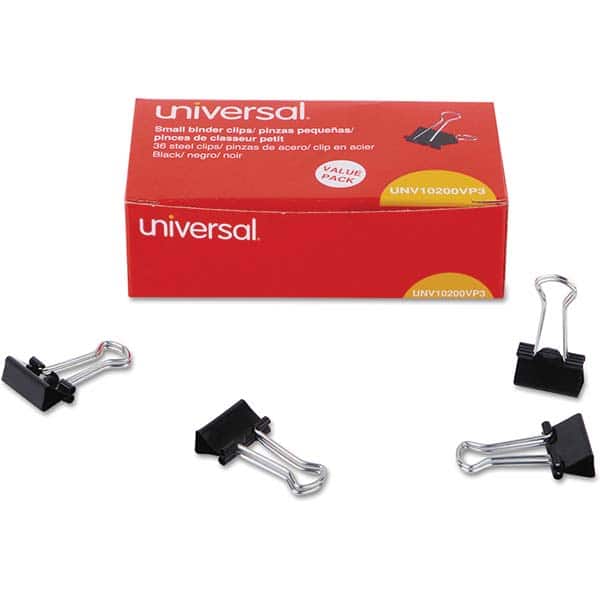 UNIVERSAL - Binder Clips Width (Inch): 0.75 Binder Type: Binder Clip - Benchmark Tooling
