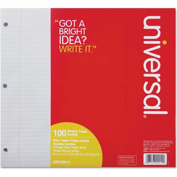 UNIVERSAL - Note Pads, Writing Pads & Notebooks Color: White - Benchmark Tooling