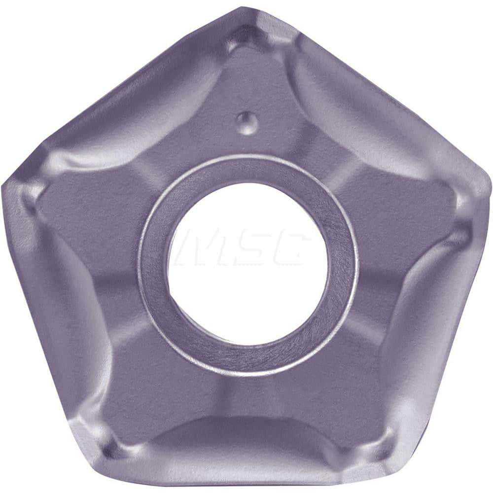 Kyocera PNMU 0905XNERGM PR1510 Grade PVD Carbide, Indexable Milling Insert, Pentagon, Rake Angle, Milling Insert for Roughing in (K) Gray Cast Iron, (K) Nodular Cast Iron