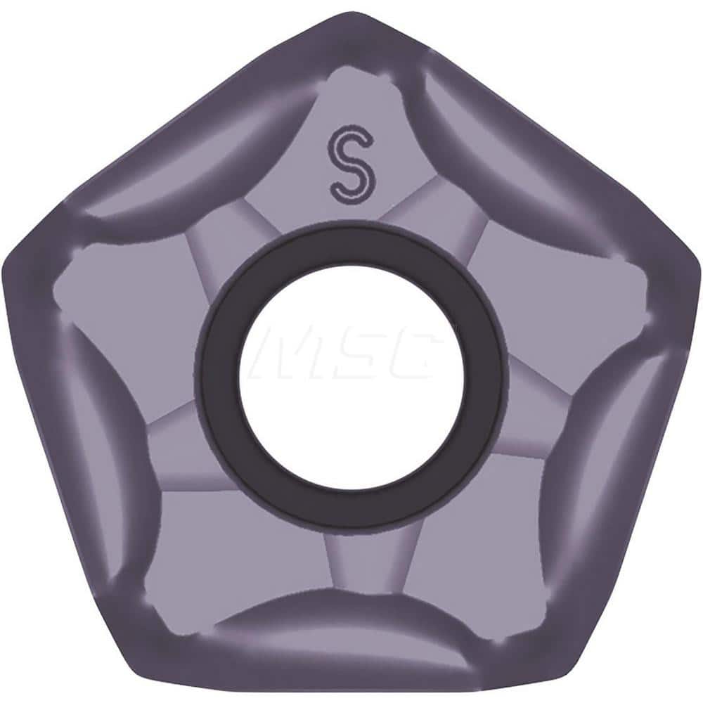 Kyocera PNMU 0905XNERSM PR1525 Grade PVD Carbide, Indexable Milling Insert, Pentagon, Rake Angle, Milling Insert for Roughing in (P) Free-Cutting Steel, (P) Carbon/Alloy Steel, (P) Mold Steel and (M) Austenitic Stainless Steel