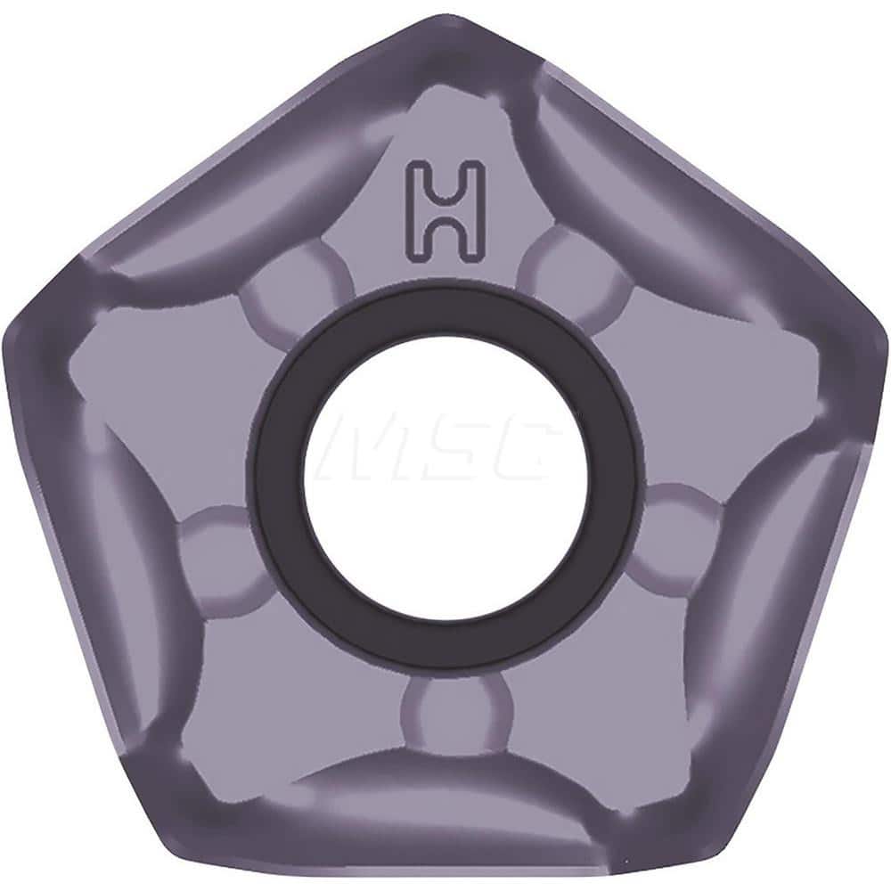 Kyocera PNMU 0905XNERGH PR1535 Grade PVD Carbide, Indexable Milling Insert, Pentagon, Rake Angle, Milling Insert for Roughing in (P) Mold Steel, (M) Precipitation Hardened Stainless Steel and (P) Free-Cutting Steel, (P) Carbon/Alloy Steel, (S) Heat-Resi