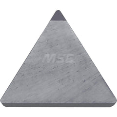 Kyocera TPG 321SE KBN525 Grade CBN, 11 Degree, Triangle, Positive Rake Angle, Neutral Turning Insert for Light Interruption and Medium in (H) Hardened Materials