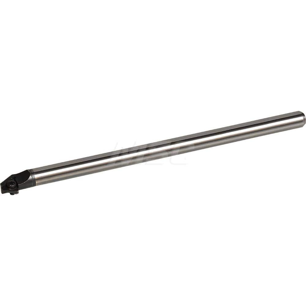 Indexable Boring Bar: C06JSTZBR06085, 8.50 mm Min Bore, 6.00 mm Shank Dia, N/A Steel & Solid Carbide Screw, Uses TBGT121 ™, TBMT121 ™, TBGW121 ™ & TBMT121 ™ Inserts