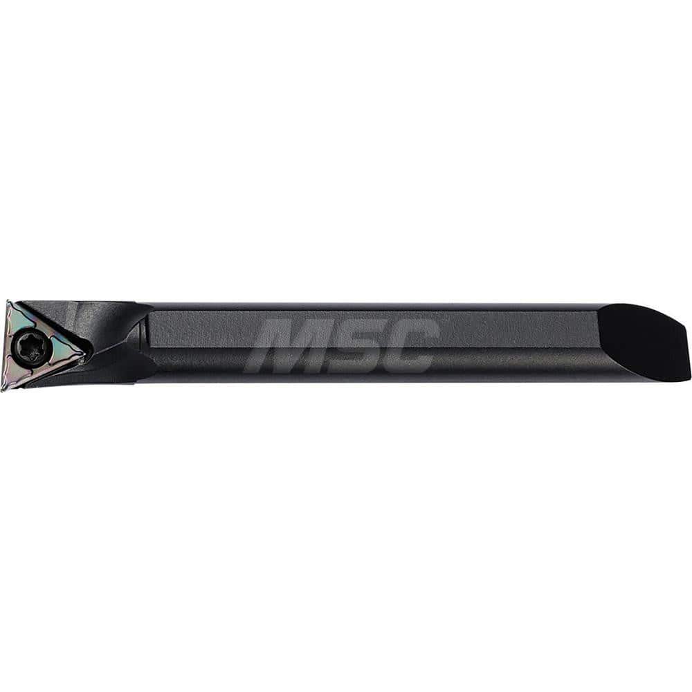 Indexable Boring Bar: C070XSTLBR06080EZP, 8.00 mm Min Bore, 7.00 mm Shank Dia, N/A Steel & Solid Carbide Screw, Uses TBGT121 ™, TBMT121 ™, TBGW121 ™ & TBMT121 ™ Inserts
