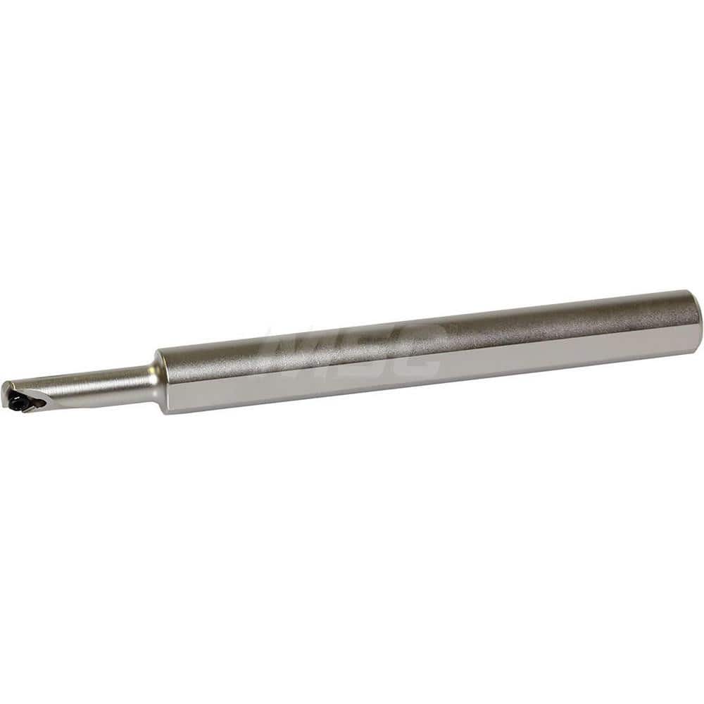 Indexable Boring Bar: S10HSWUBR0607AE, 7.00 mm Min Bore, 10.00 mm Shank Dia, N/A Steel Screw, Uses WBMT121 ™, WBGT121 ™ & WBGW121 ™ Inserts
