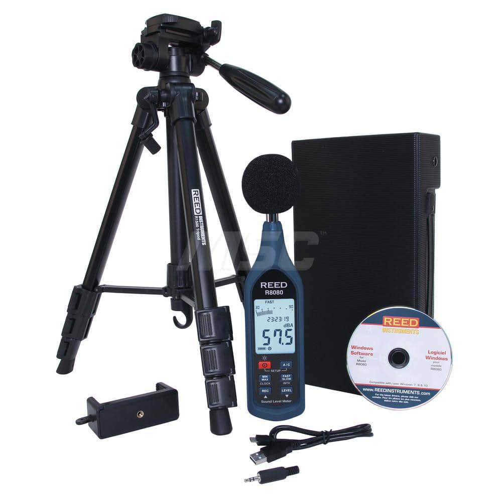 Sound Meters; Meter Type: Class 2 Sound Meter; Frequency Weighting: A & C; Maximum Decibel Rating: 130 dB; Minimum Decibel Rating: 30 dB; Display Type: LCD; Battery Size: AAA; Number Of Batteries: 4; Batteries Included: No; Accuracy (dB): ™1.4; Resolutio