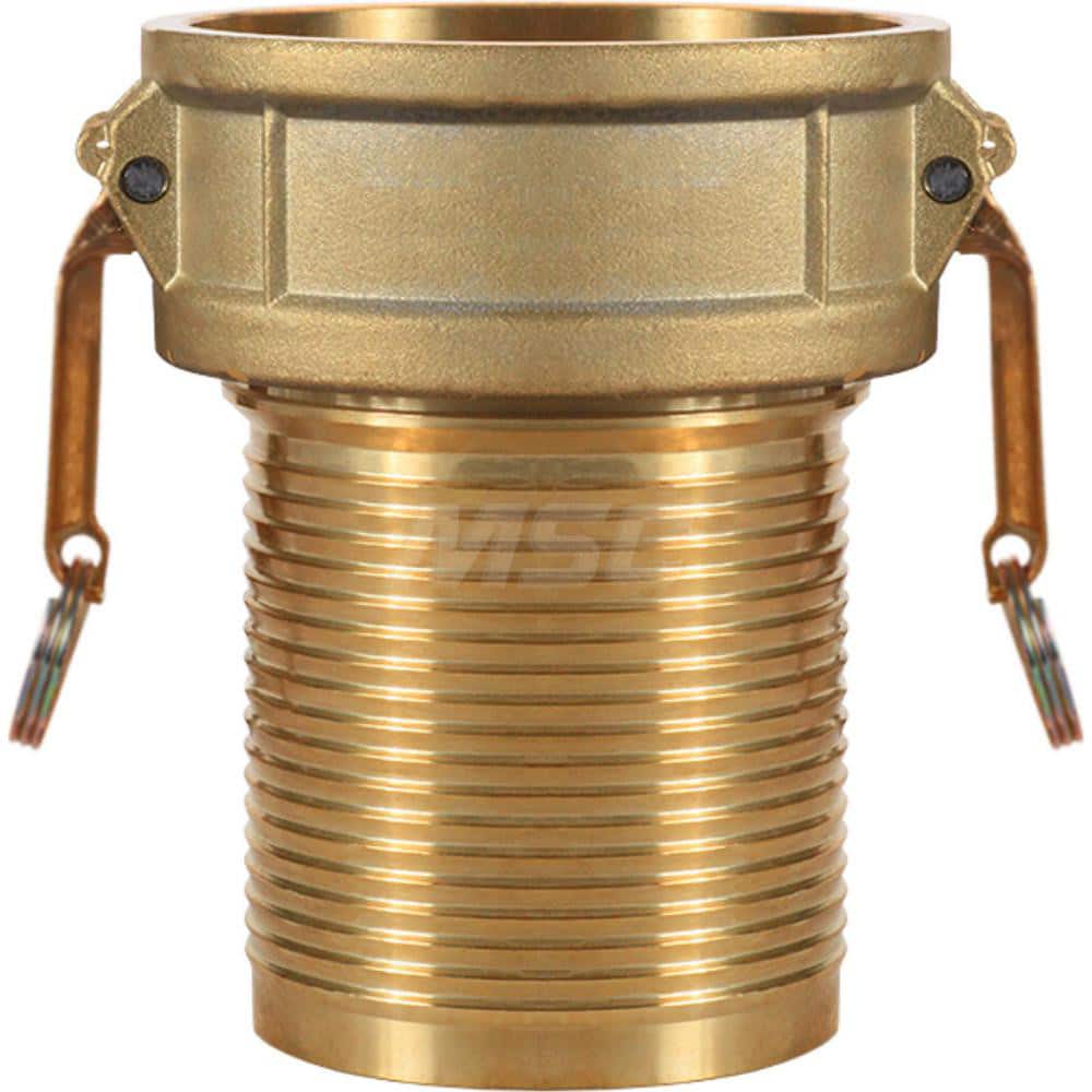 C-BR Type Quick Coupling: 4″ Hose ID, 4″ Part C, Brass