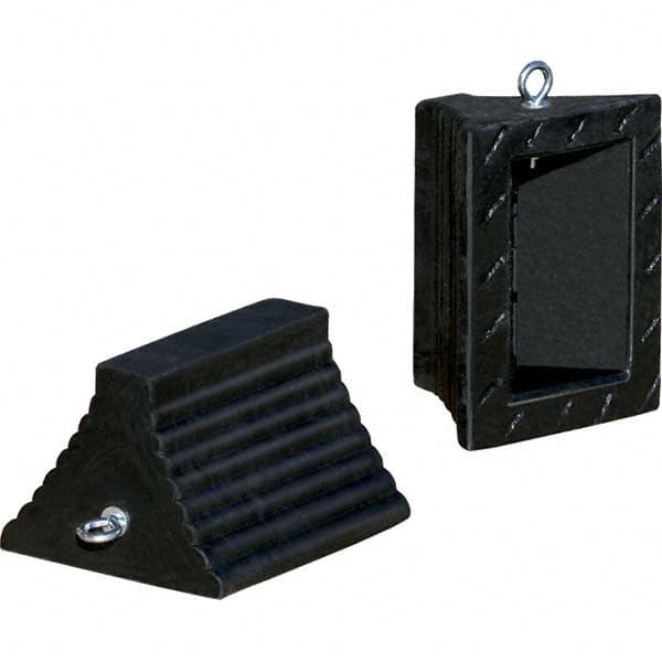 Checkers - Wheel Chocks Width (Inch): 8 Height (Inch): 6 - Benchmark Tooling