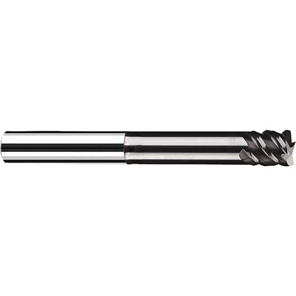Fraisa - 3/8" Diam 6 Flute Solid Carbide 0.02" Corner Radius End Mill - Benchmark Tooling