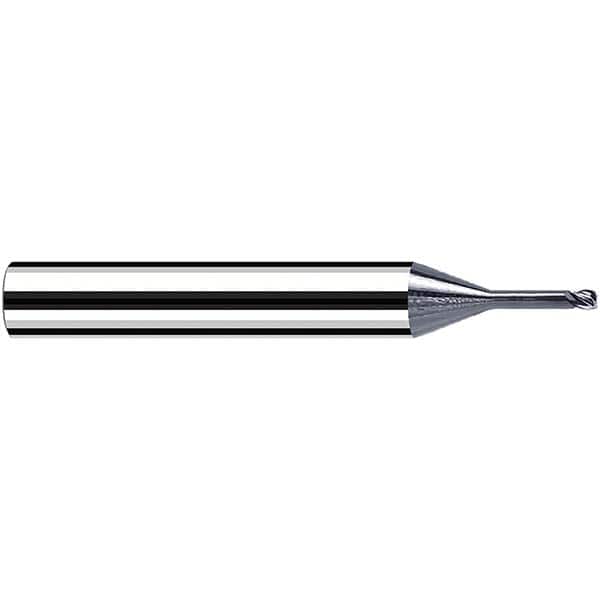 Fraisa - 1.2mm Diam 4 Flute Solid Carbide 0.2mm Corner Radius End Mill - Benchmark Tooling