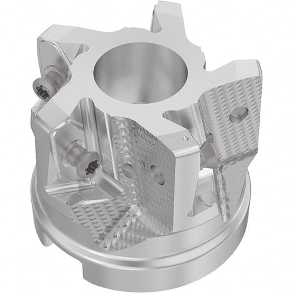 Indexable Square-Shoulder Face Mill: R220.64-0050-ZO16-5A, 22.0000″ Arbor Hole Dia, Uses 5, ZOMX16 Inserts, Through Coolant, Series R220.64