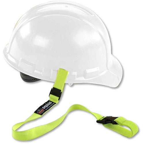 3150 Lime Elastic Hard Hat Lanyard With Buckle - Benchmark Tooling