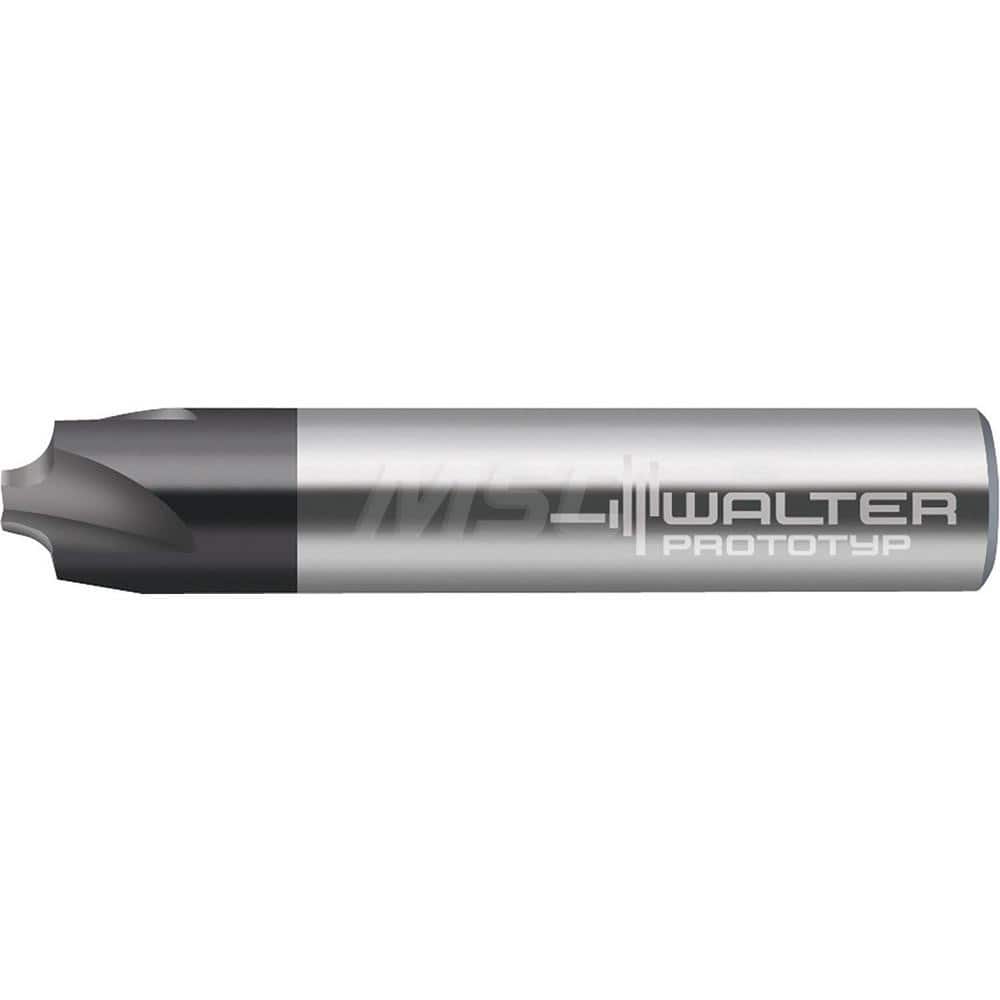 Corner Rounding End Mill: 3 Flutes 57″ OAL, 6″ Shank Dia