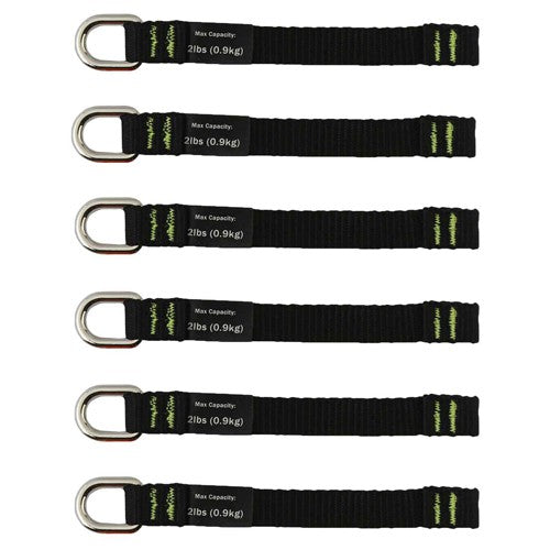 3700 Long Black -2Lb 6-Pack Web Tool Tails - Benchmark Tooling